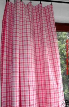 BRIGITTE, karierte Gardine Landhaus Textil Gardinen